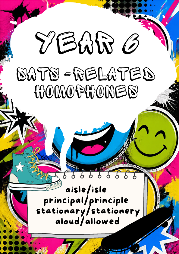 Year 6 SATs Homophones Worksheets | KS2 Spelling Activities