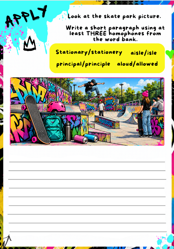 Year 6 SATs Homophones Worksheets | KS2 Spelling Activities