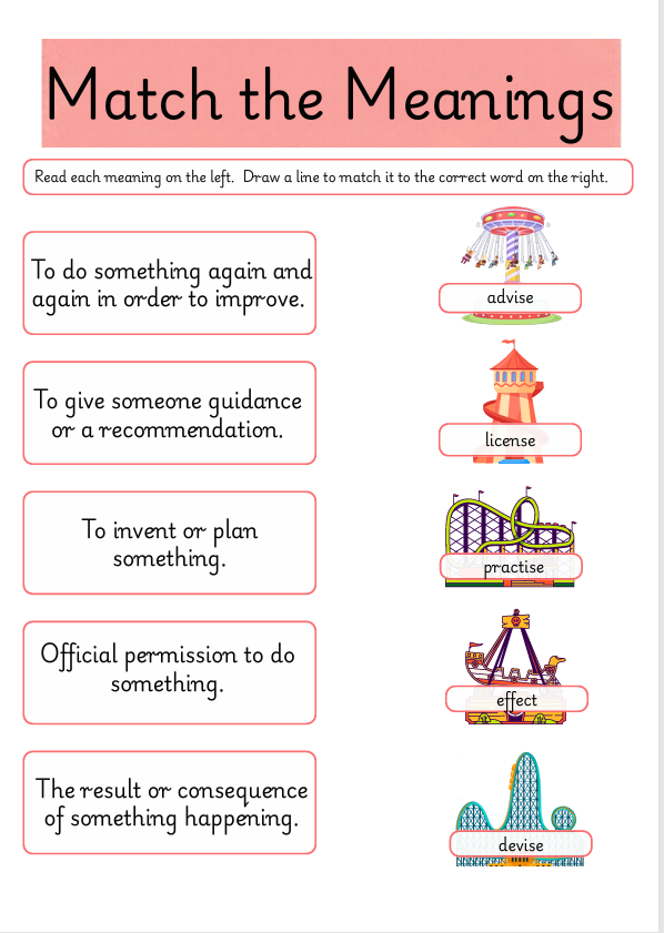 Year 6 Homophones & Commonly Confused Words | KS2 Spelling Activity Pack