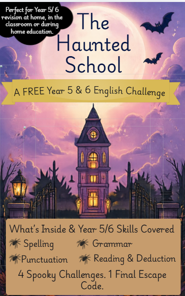 Free Halloween English Activity Pack | Years 5 & 6 | KS2 – Good Day English