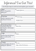 Inference? I've Got This! | Year 5–6 Differentiated Inference Scaffolds