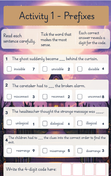 Ggood Activity Free Halloween English Activity Pack | Years 5 & 6 | KS2 – Good Day English